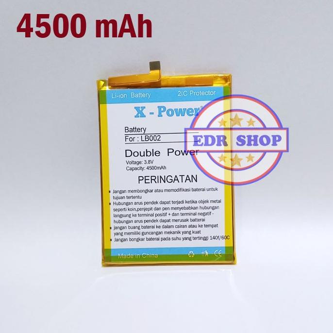 Batre Lenovo S5 K520 K520T LB002 Batu Baterai Tanam Double Power