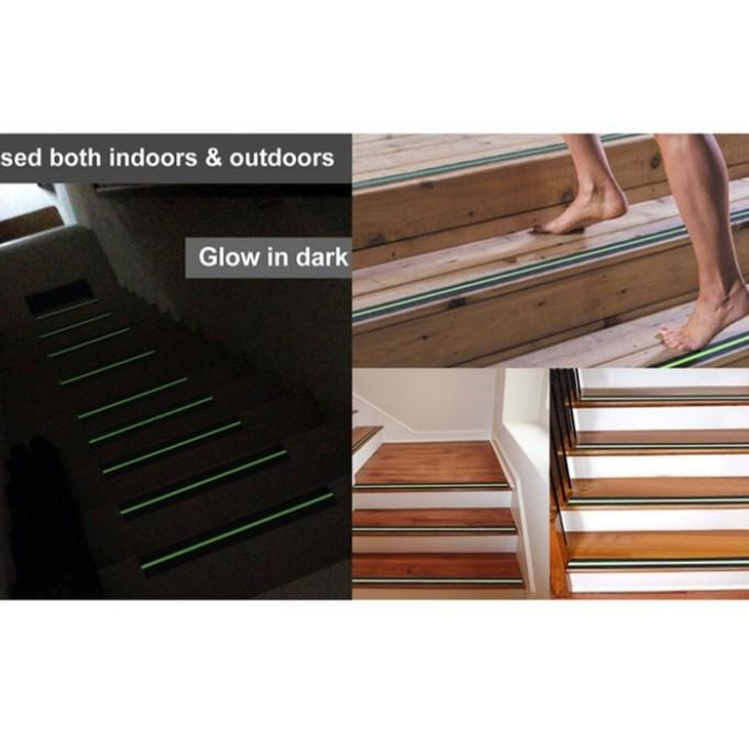 

Lakban Lantai Anti Slip Tangga Glow Tape Stiker Fosfor 5Cm X 5 Mtr