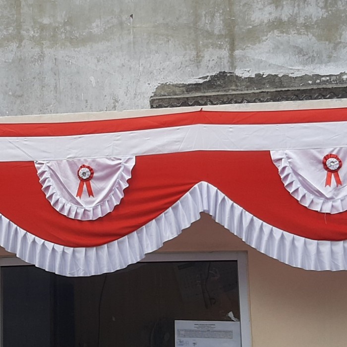 Bendera Merah Putih Rumbai 10 Gelombang 10 Meter