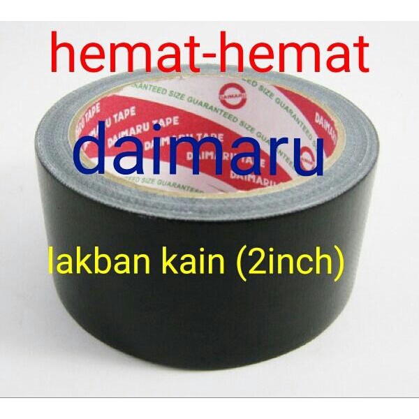 

Lakban Kain Daimaru Hitam 48Mm X 12M (2Inch) Grosir Perdus