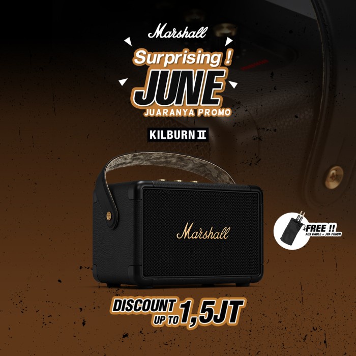 Marshall Kilburn II - Black and Brass