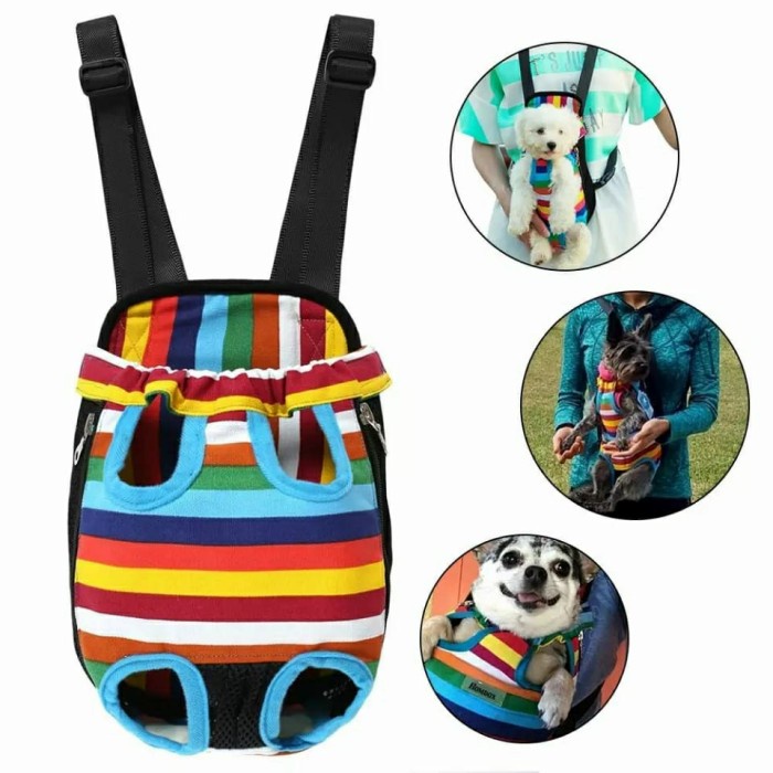 Backpack Pet Carrier Tas Gendong Anjing Kucing Gendongan Ransel Hewan TERMURAH