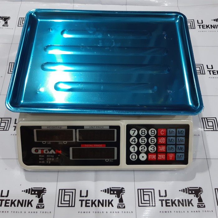 GIGAN TIMBANGAN BUAH DUDUK DIGITAL SCALE 40KG 40 KG GG9940