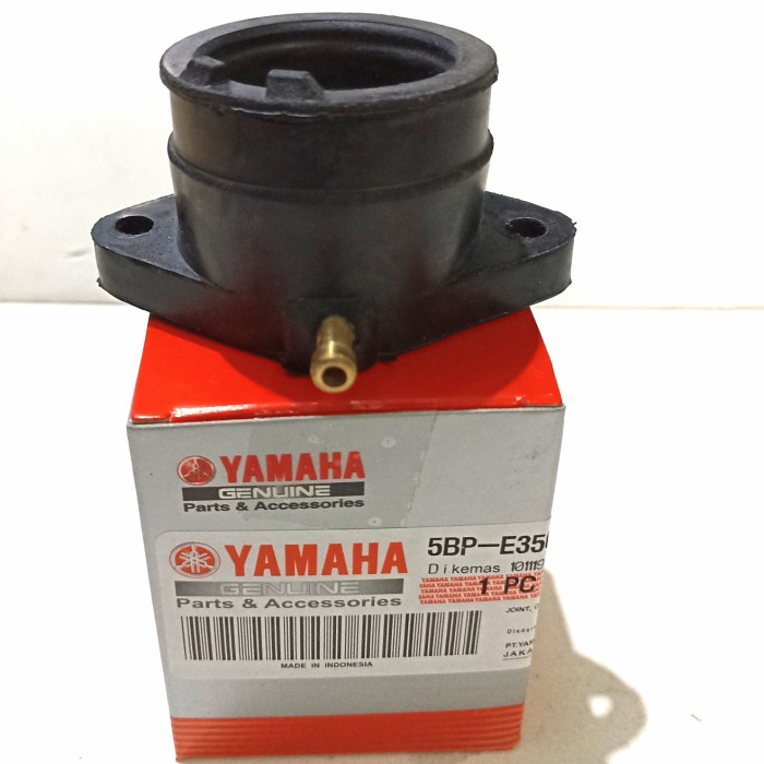 KARET INTAKE INTEK MANIPUL MANIPOL YAMAHA SCORPIO 5BP ORIGINAL