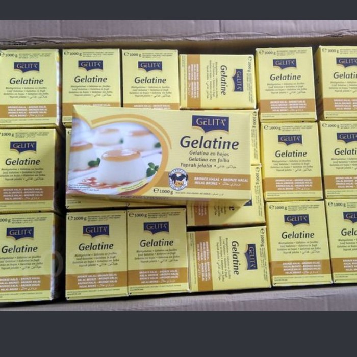 

Gelatine Sheet 1 Box = 1Kg ( Isi 300 Lembar) Halal