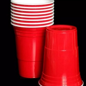 

Best produk 20pcs CUP GELAS PLASTIK MERAH 450Ml 94