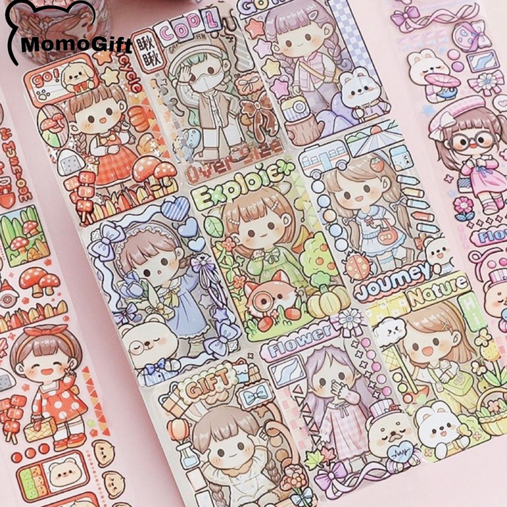 

Ready Stok Washitape Stiker Masking Tape Dodogirl PVC/Bening Anti Air TLD85