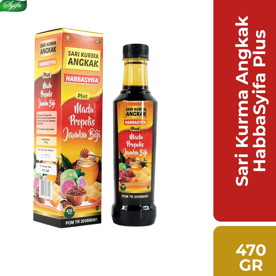 

>XG34448< Sari Kurma Angkak Habbasyifa Isi 470gr, Original, Sari Kurma Angkak PLUS Jambu Biji