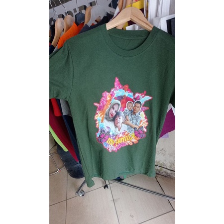 CUSTOM BAJU FOTO SENDIRI