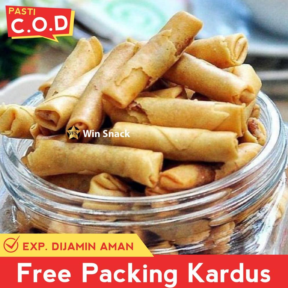 

Sale 7.7 snack kiloan sumpia udang 250 gram makanan ringan cemilan camilan jajanan kiloan murah