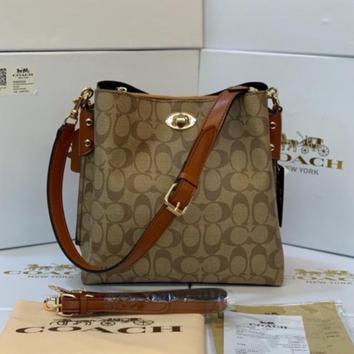 Terbaru 12.12 COACH WOMEN SHOULDER BAG HAND BAG TAS TERLARIS TAS KUNCI TAS TERMURAH gas 