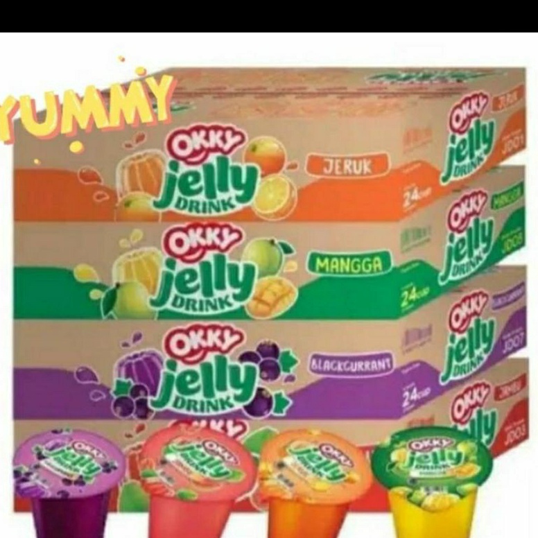 

Kekinian.. okky jelly drink eceran 1000 | 1 dus isi 24 cup RGD