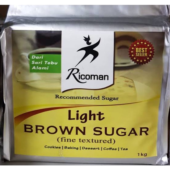 

Miliki Segera Light Brown Sugar Ricoman 1kg SG6