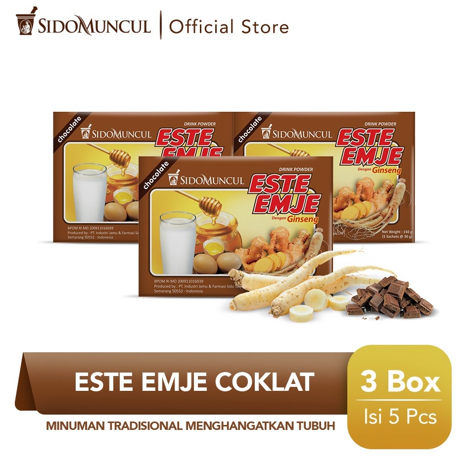 

Siap Kirim.. Sido Muncul Minuman Este Emje Coklat 3x5's - Menghangatkan Tubuh 43