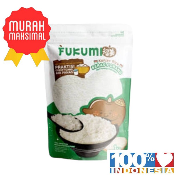 

MALL Fukumi Beras Porang Pouch 1KG Diabtx n Diet Friendly !