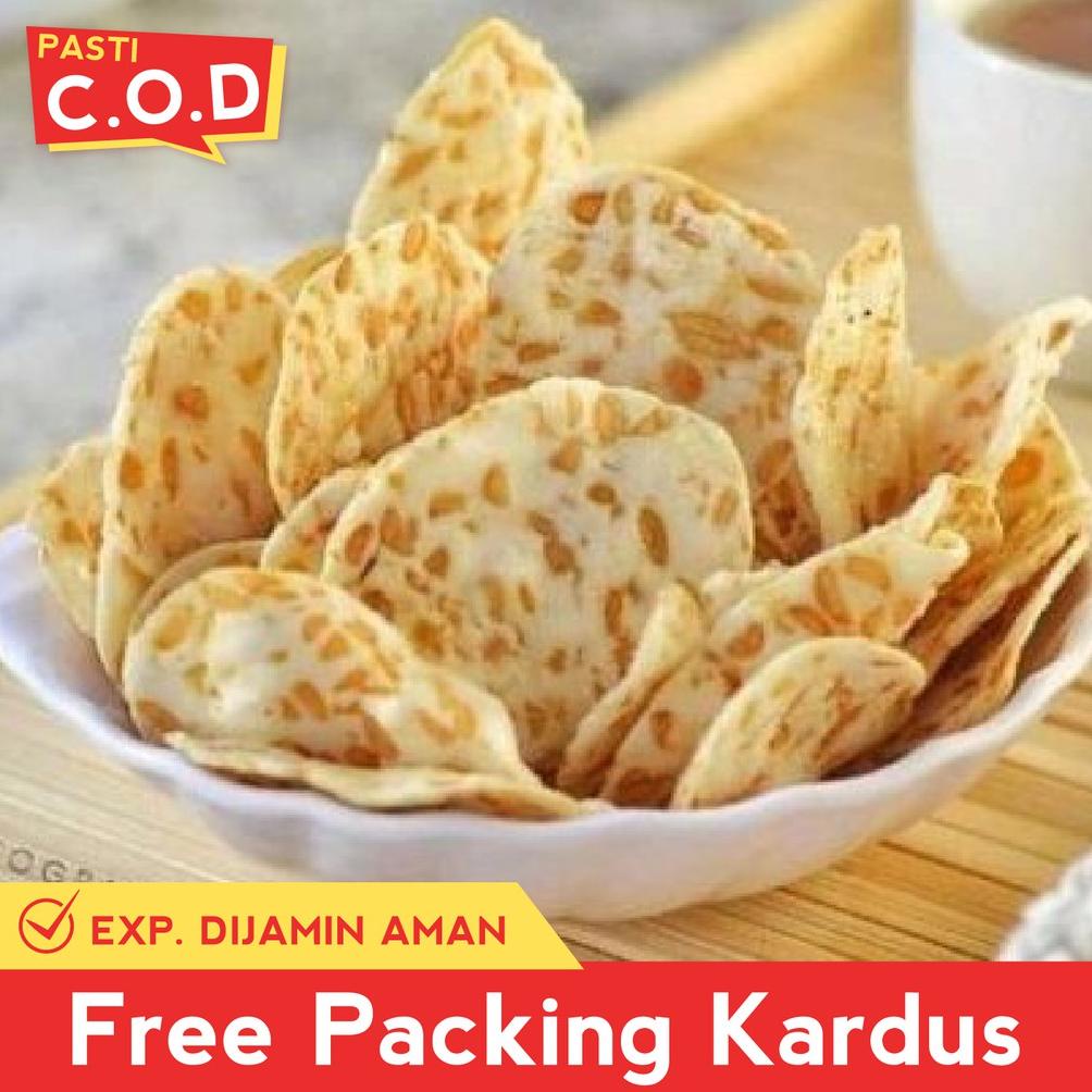 

Sale 7.7 snack kiloan keripik tempe sagu 250 gram makanan ringan cemlan camilan enak gurih asin kiloan