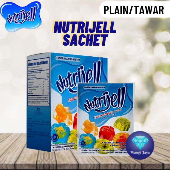 

Ready.. Nutrijell Jelly Powder Plain 10 GR(1 Dus)/Nutrijel (1 box) MW9