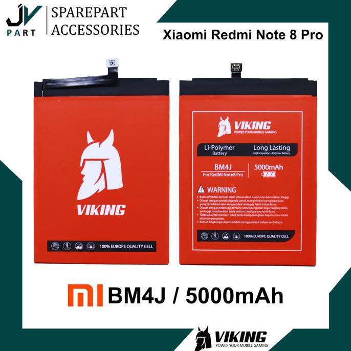 BATERAI VIKING XIAOMI REDMI NOTE 8 PRO BM4J DOUBLE POWER