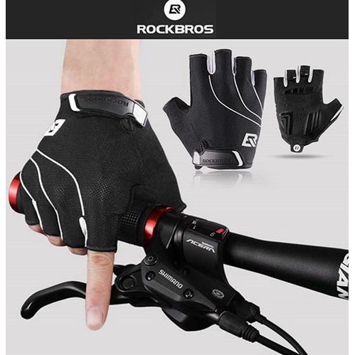 Rockbros Bike Glove Half Finger Sarung Tangan Sepeda S107