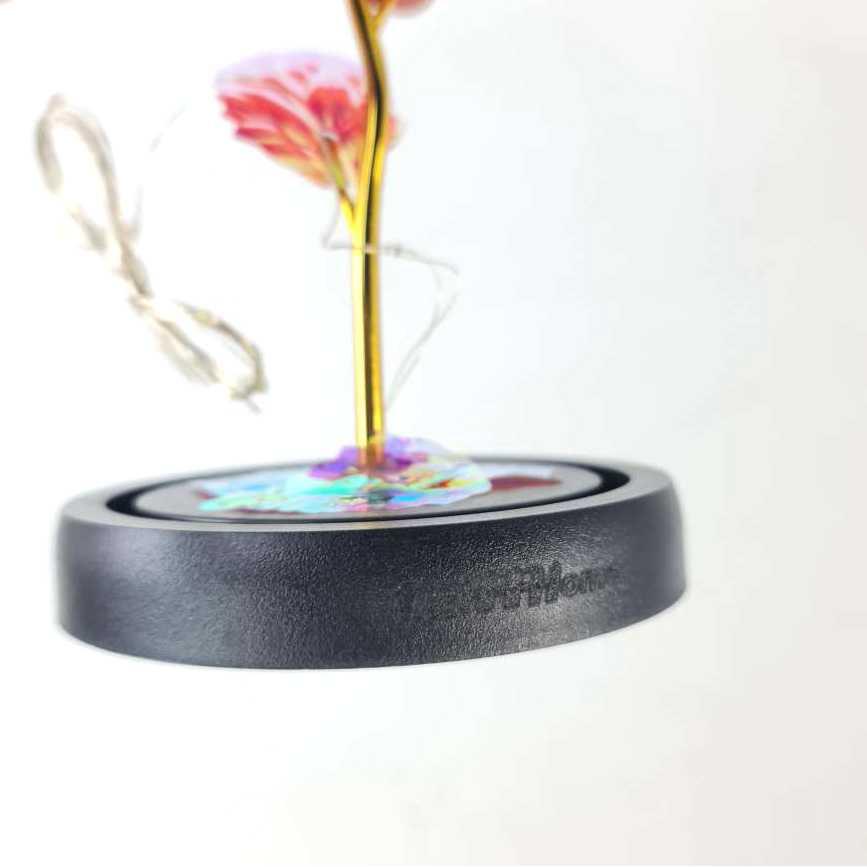 TaffHOME Lampu Meja Hias LED Illumination Rose Colorful Light - AC03