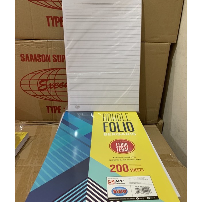 

Terlaris kertas double folio bergaris isi 50 lembar REPACK