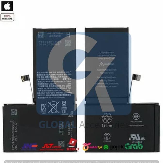 Batre / Baterai / Battery iPhone X Original 100% Bergaransi 
