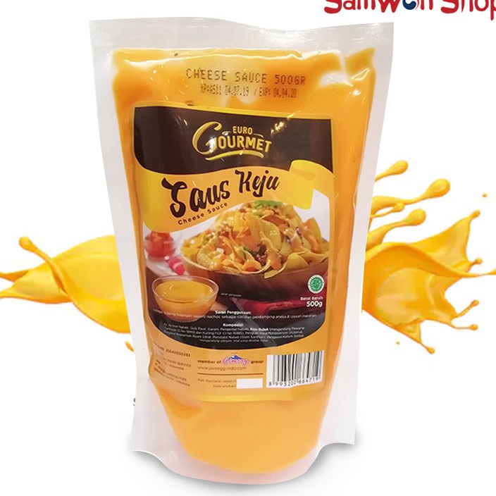 

TERBARU EURO GOURMET CHEESE SAUCE 500 GRAM / TOPPING SAUS KEJU KEMASAN