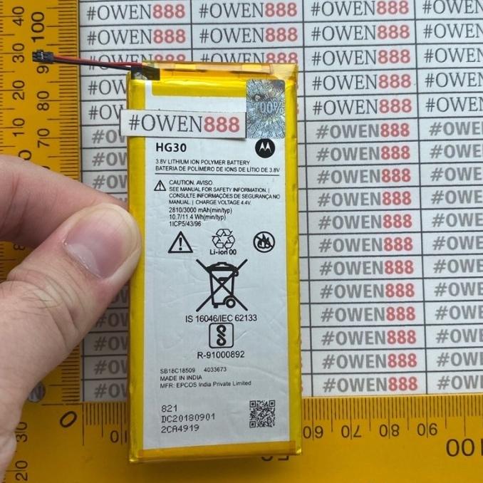 HG30 Baterai Batre MOTO G5S PLUS / G5S+ Battery HG30 Original 3000mAh