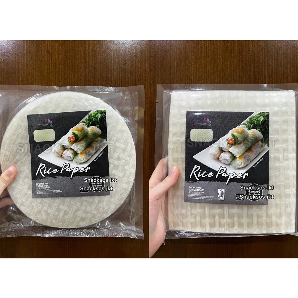 

Di⚡kon !! Rice Paper / Banh Trang High Quality Rice Paper 22cm / Kulit Lumpia Vietnam Rice Paper / Rice Roll Spring Roll