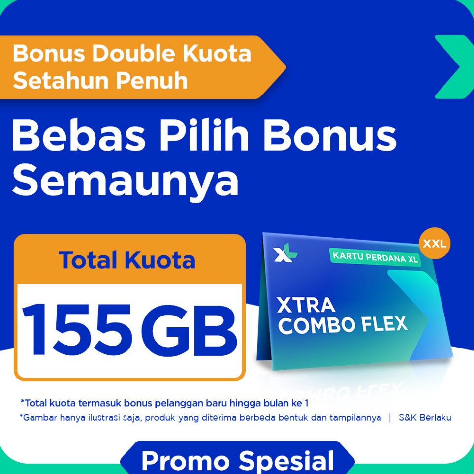 (COD )NEW_PRODUCT Kartu Perdana XL Xtra Combo Flex XXL