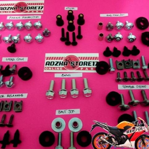 Baut Body Cbr K45 Fullset/Baut Body Lengkap Cbr K45