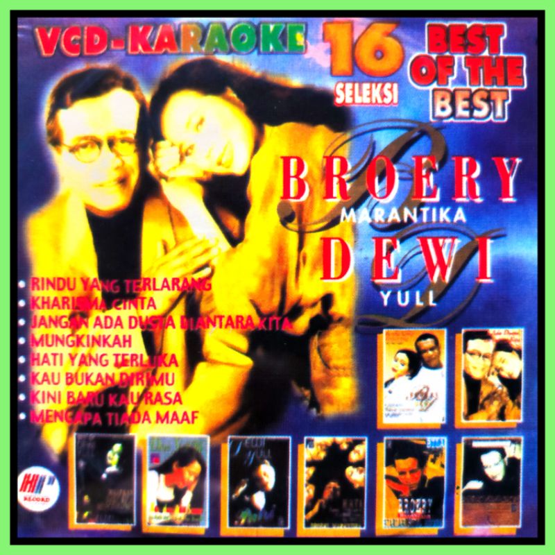 Kaset VCD Musik Bisa Karaoke 16 Lagu Pop Kenangan Broery Marantika Feat. Dewi Yull Album Nostalgia T