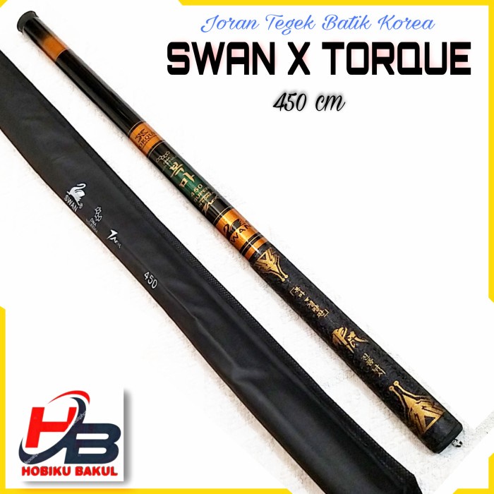 Joran Tegek Carbon Batik Korea Swan X Torque Premium