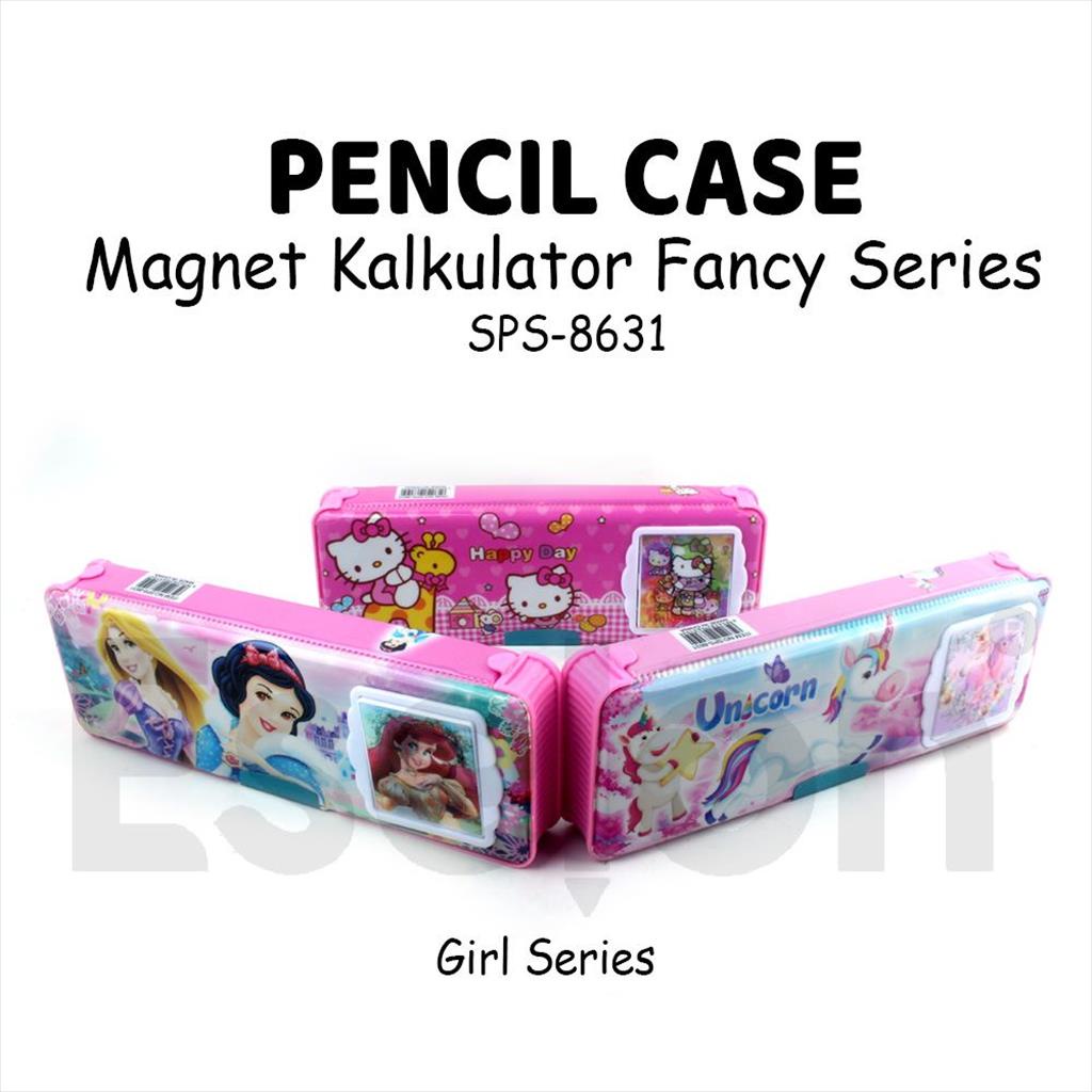 

KOTAK PENSIL MAGNET KALKULATOR KARAKTER 8631 / KOTAK PENSIL TANPA SERUTAN