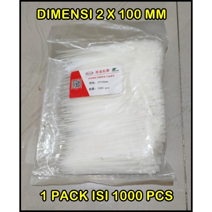 

Best Seller Promo Murah Kabel Tis Cable Ties 1 Pack Isi 1000 Pcs