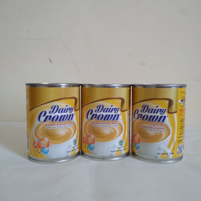 

Susu Dairy Crown 500Gram/Susu Kental Manis/Susu 1Dus Gosend Only