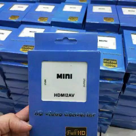 Paket Hdmi To Av Rca Converter Hdmi2Av Kabel Hdmi To Hdmi