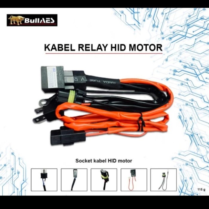 Relay Relay Set Lampu Tembak/Lampu Hid/Lampu Biled