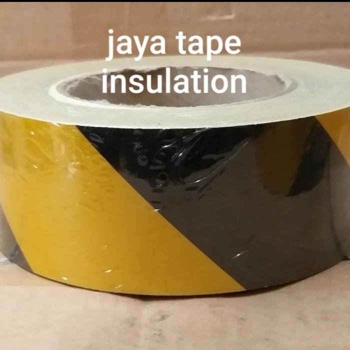 

Stiker Reflector Reflektor Tape 2"45Mtr/ Sticker Kuning Hitam No 3M