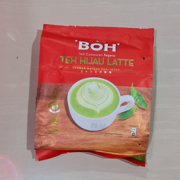

Boh Teh Hijau / Green Tea Latte With Matcha From Japan 12 X 27 Gram