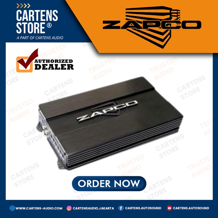 Terlaris Power Amplifier Zapco 4Ch St-4X Pii By - Cartens Store