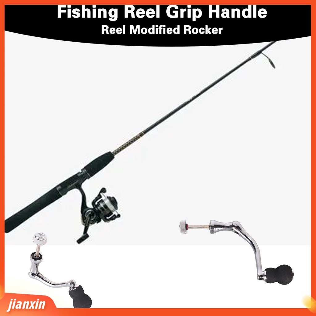 [Jianxin] fishing Rocker Anti-Oksidasi Non-slip Nyaman Grip Stabilitas Tinggi Angling Metal Fishing Reel Modifikasi Rocker Memancing Luar Ruangan