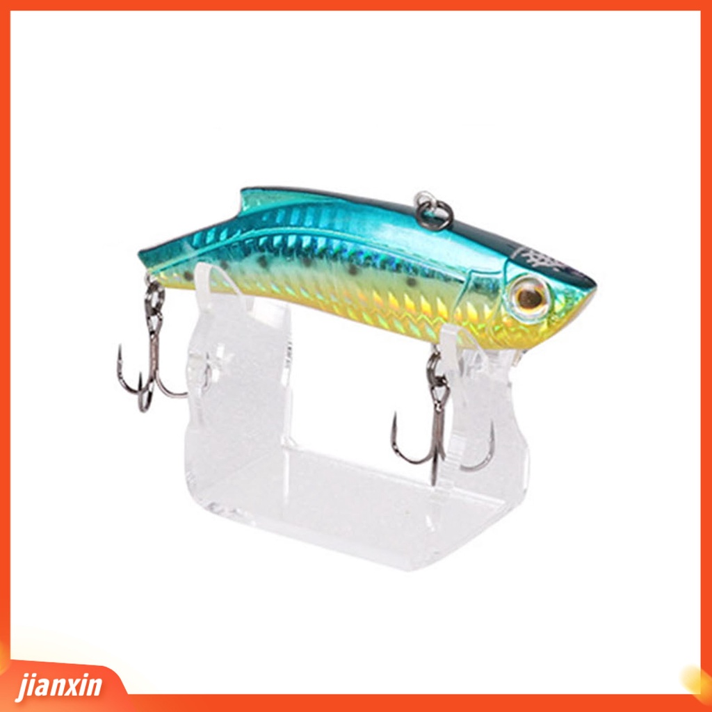 [Jianxin] casting Reel Holder Anti Gores Stabil Sangat Transparan Anti-slip Padat Akrilik Gulungan Pancing Display Stand Alat Pancing
