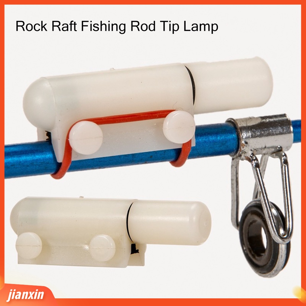 [Jianxin] pancing Lampu Sensitif Gravitasi-Sensitif Anti-slip Anti-dumping Angling Batu Rakit Pancing Tip Lamp Outdoor Mancing