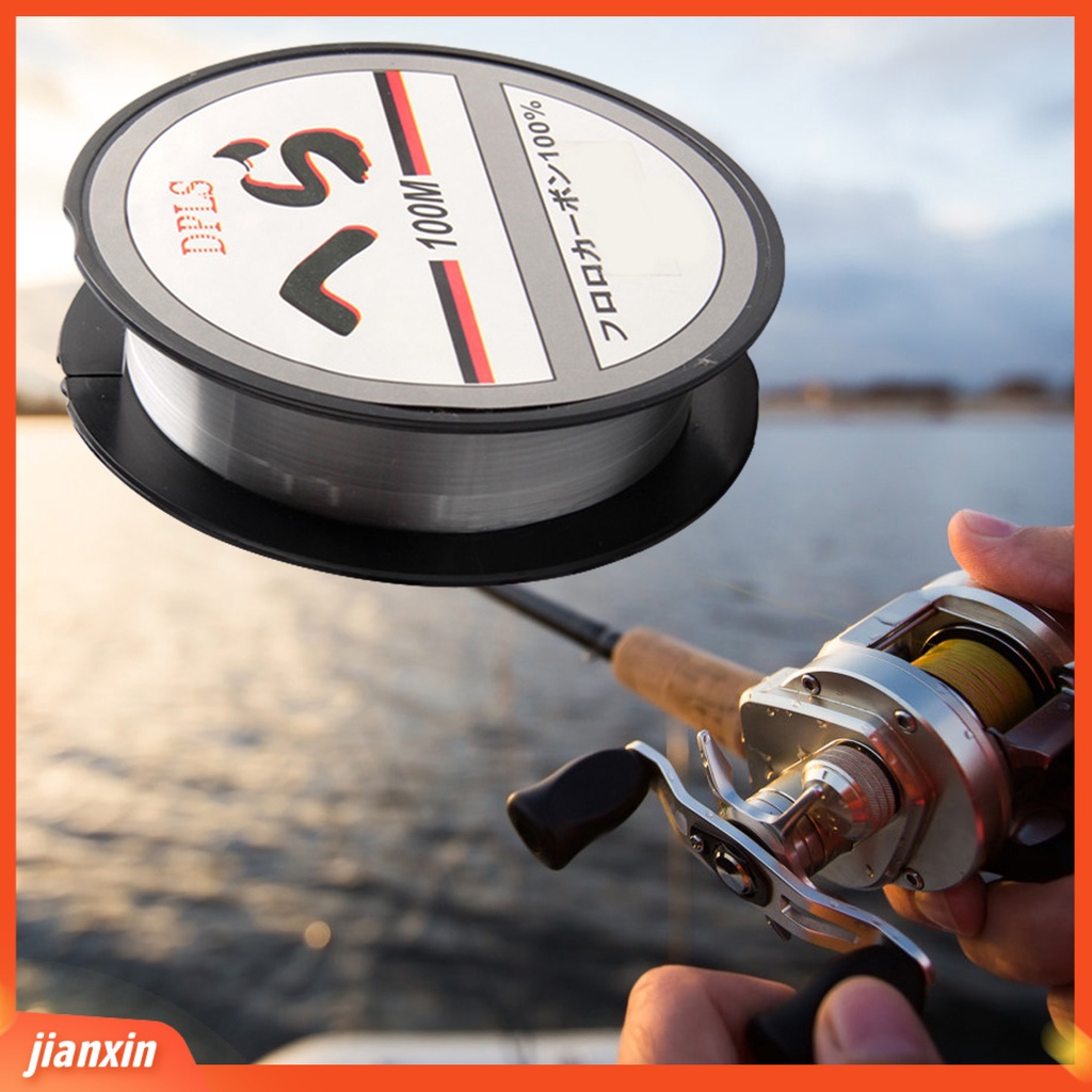 [Jianxin] 100m Lure Fishing Line Tarikan Kuat Masuk Air Cepat Anti-Simpul Memancing Nilon Tali Pancing Monofilamen Super Kuat Untuk Outdoor