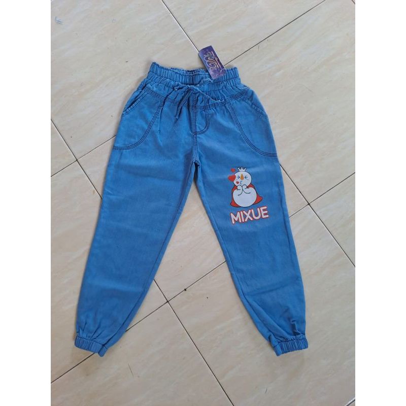 CELANA JEANS MICKEY MOUSE TERBARU 7-8 TAHUN / CELANA JEANS ANAK TERBARU