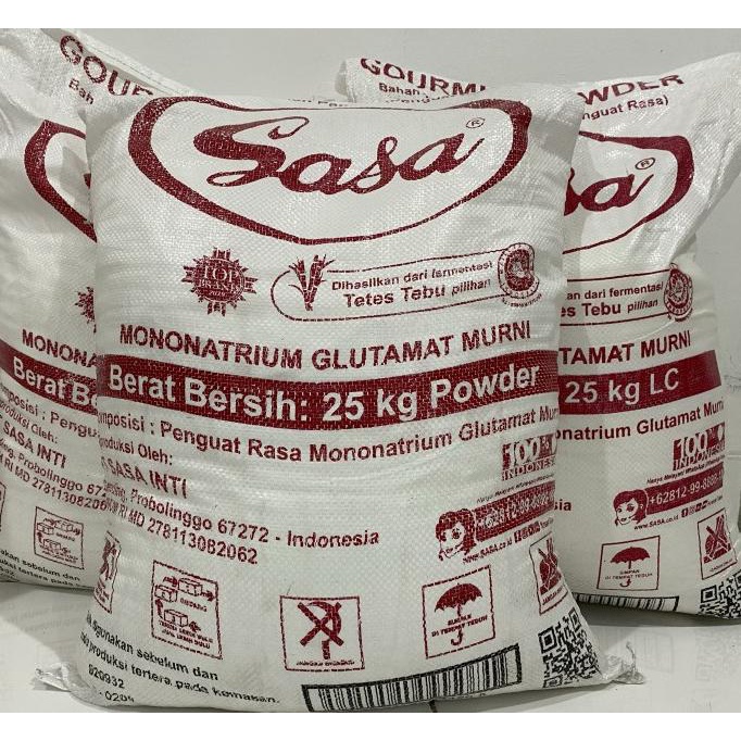 MSG/vetsin/ penyedap rasa SASA 25kg