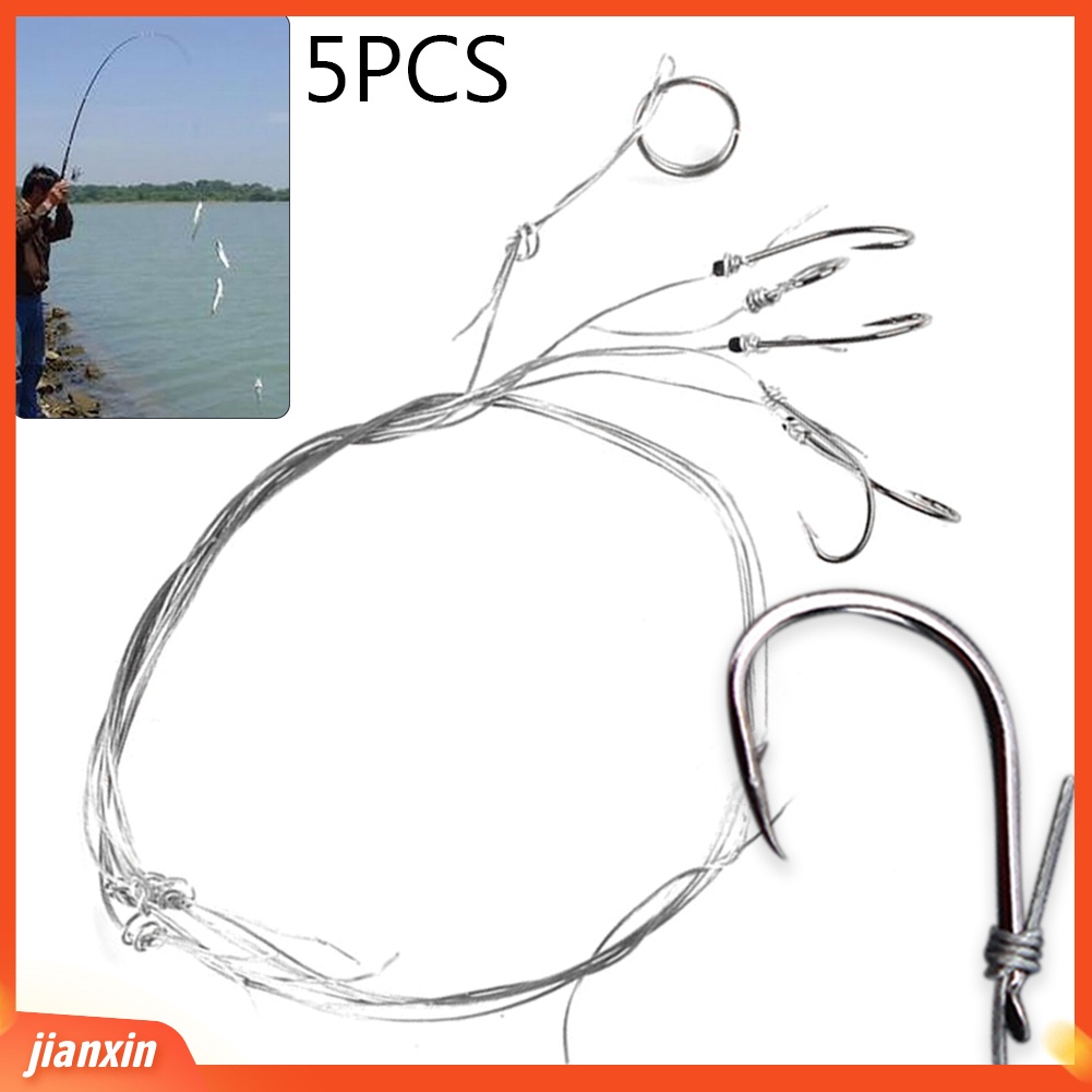 [Jianxin] Kili-Kili Pancing Bahan Stainless Steel Anti Kusut