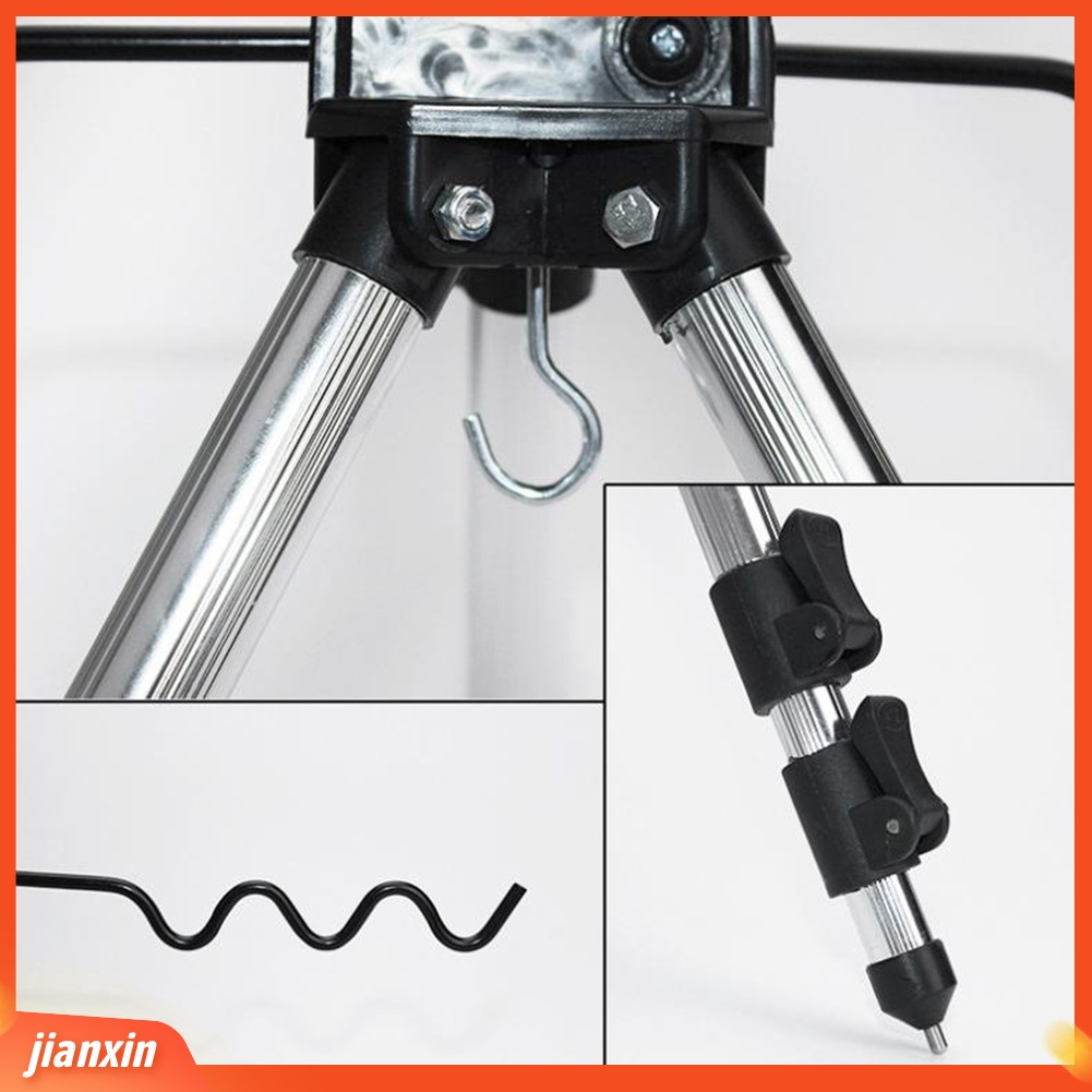 [Jianxin] Tripod Holder Joran Pancing Teleskopis Portable Bahan Aluminum Alloy