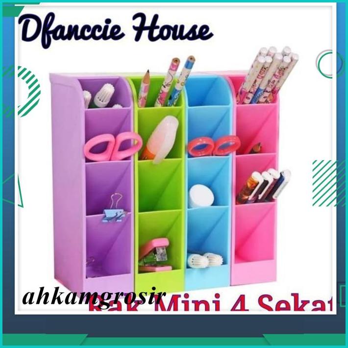 

RAK MINI 4 SEKAT TEMPAT ALAT TULIS / MINI RACK TEMPAT SENDOK GUNTING BAHAN BERKUALITAS TINGGI !!